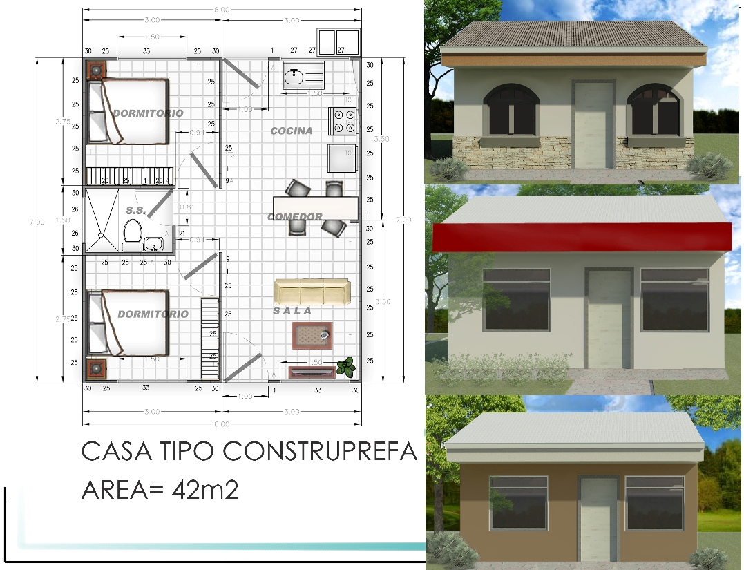 Casas Prefabricadas Costa Rica Prefabricado Modelo Precios Planos